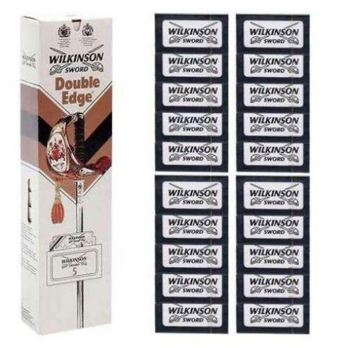 100 X Wilkinson Sword Double Edge Razor Blades Made in Germany